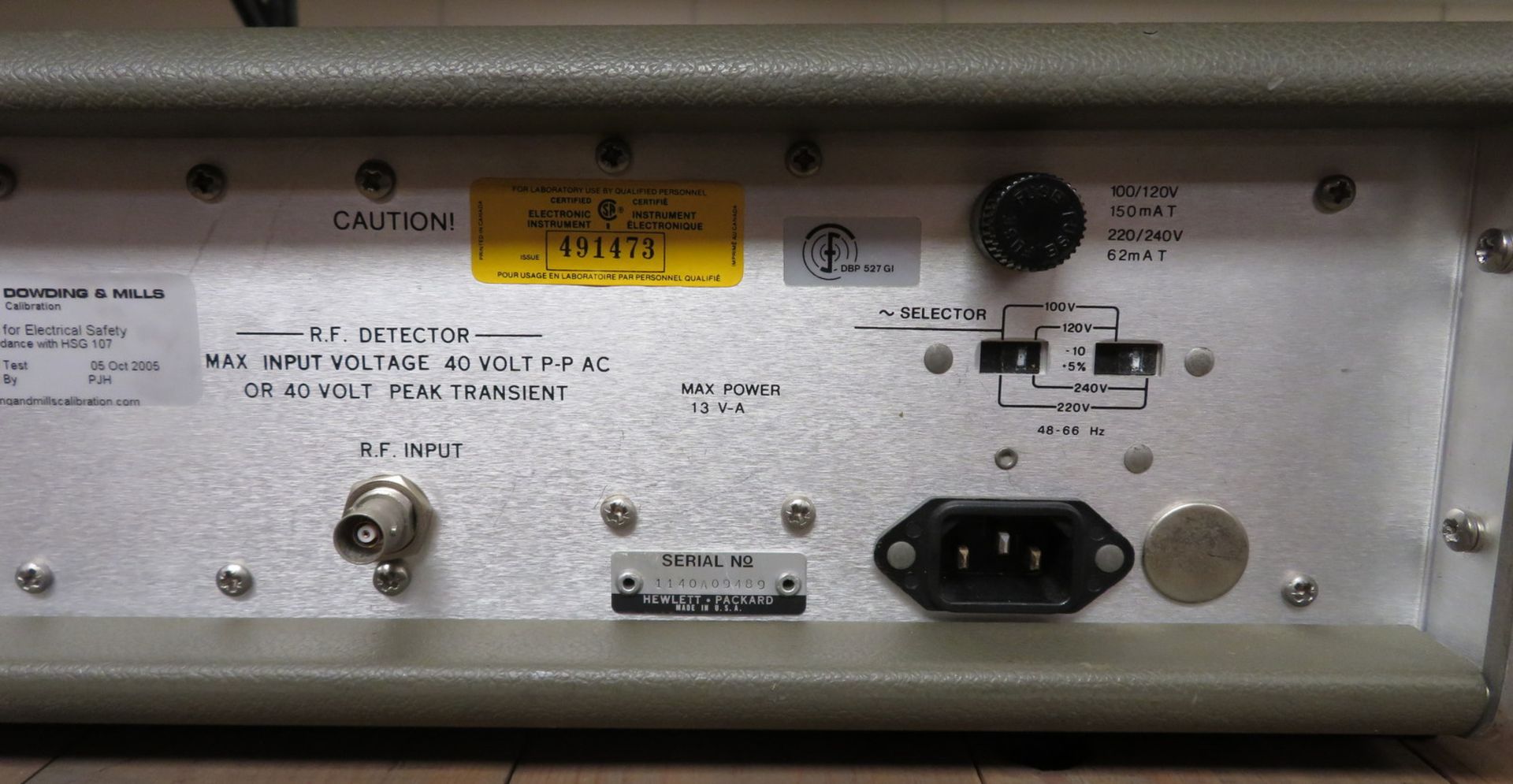 Hewlett Packard 334A distortion analyzer - Image 4 of 4