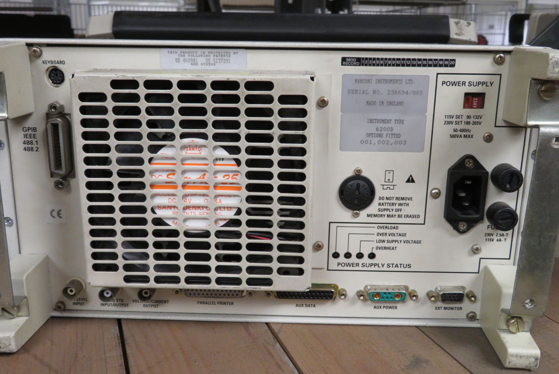 Marconi 6200B microwave test set 10MHz - 20GHz - Image 5 of 5