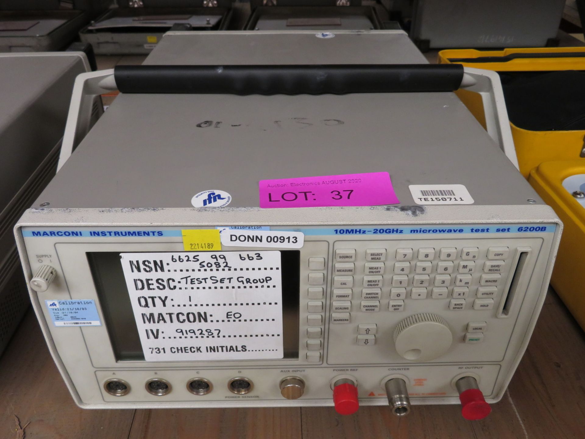 Marconi 6200B microwave test set 10MHz - 20GHz