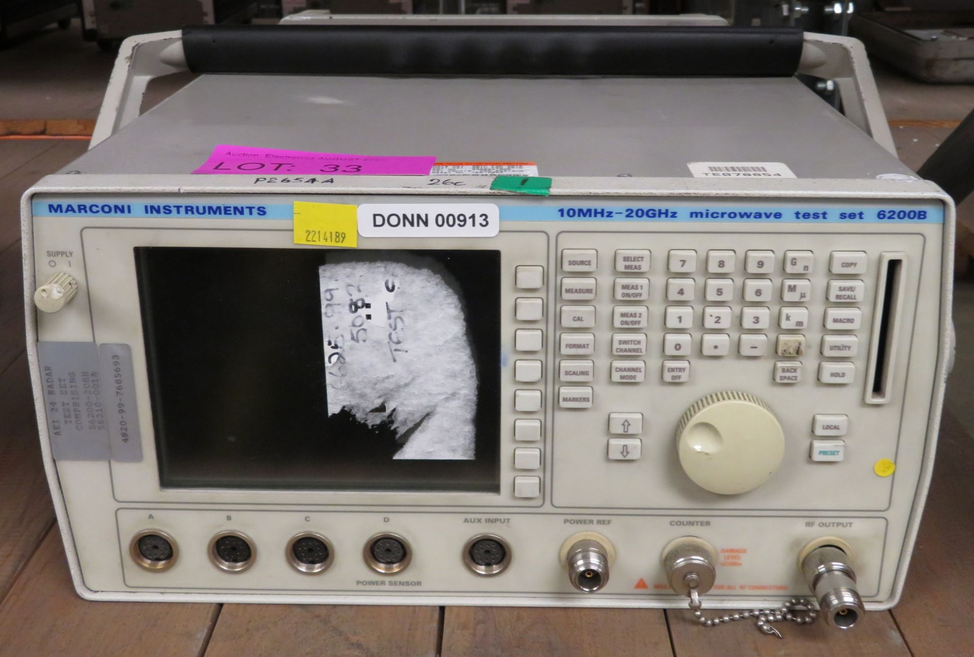 Marconi 6200B microwave test set 10MHz - 20GHz