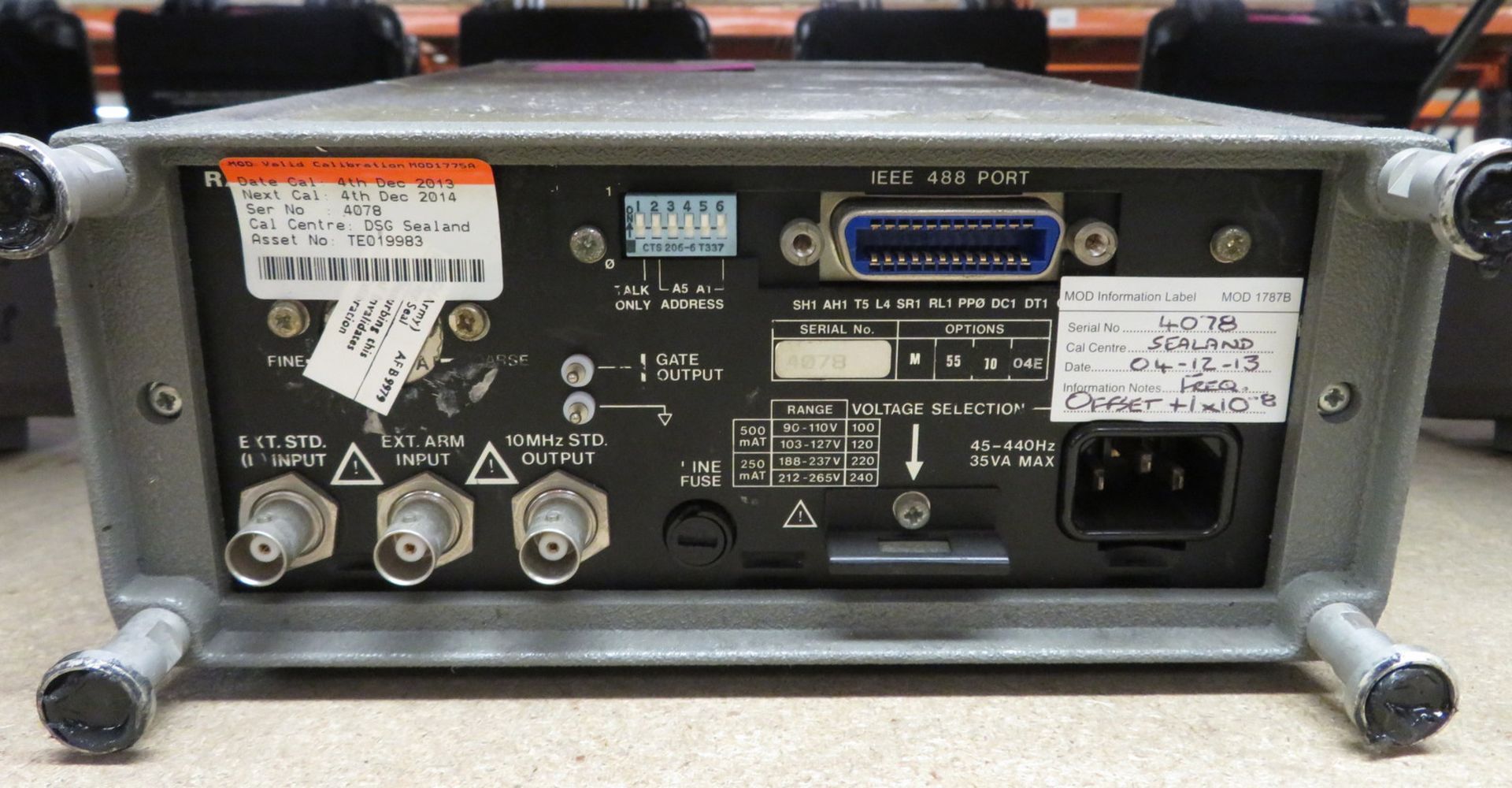 Racal Dana 1998 frequency counter - Image 3 of 3