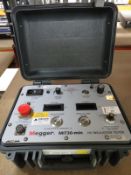 Megger MIT30-min HV insulation tester in flight case