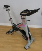 Star Trac Model: NXT Spinner Spin Bike. Adjustable Seat & Handle Bars. Dimensions: 120x53x