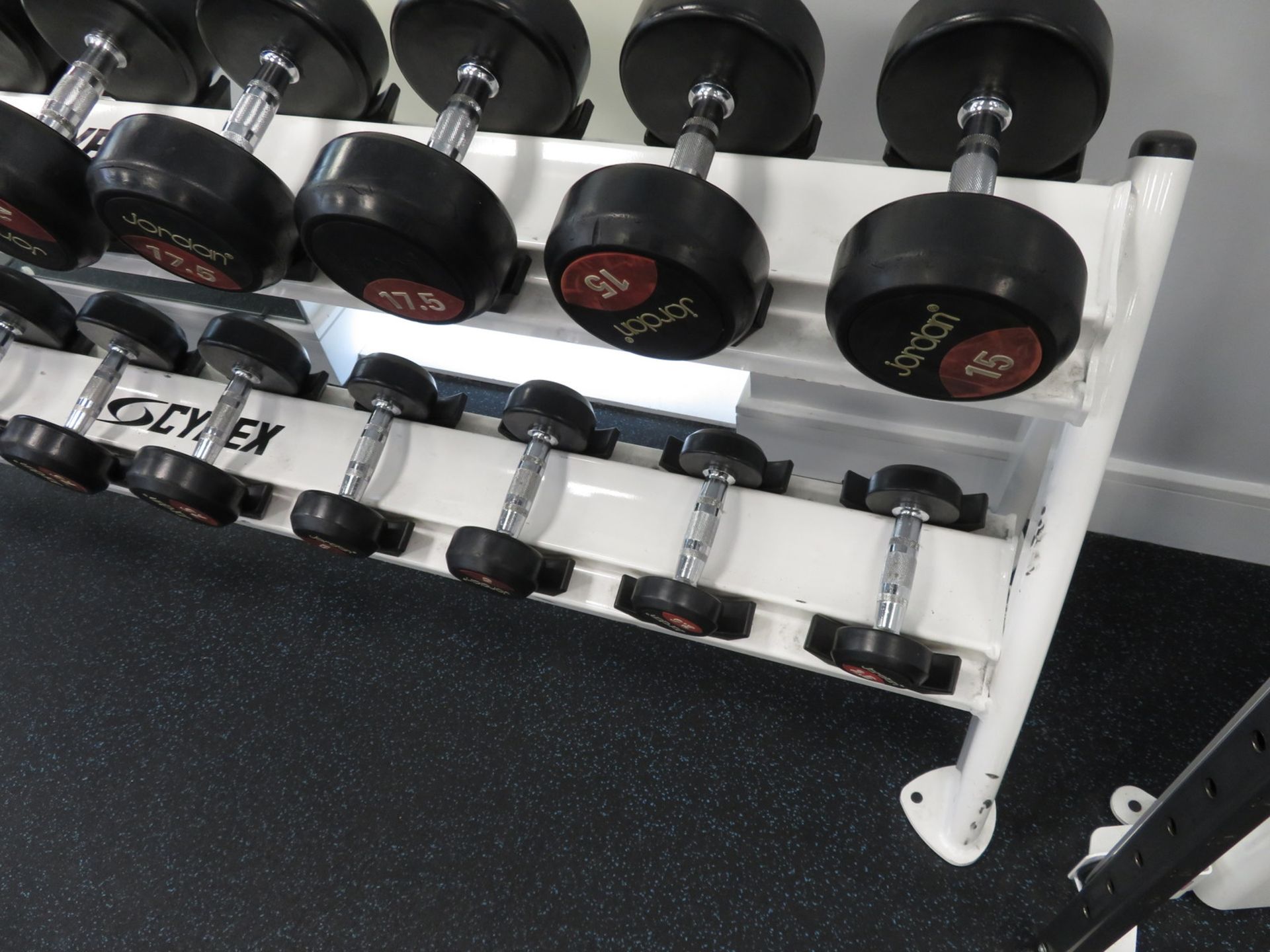 Jordan Dumbbell Set 2.5kg - 25kg Including Rack. See Description For Weight Ranges. - Image 14 of 15