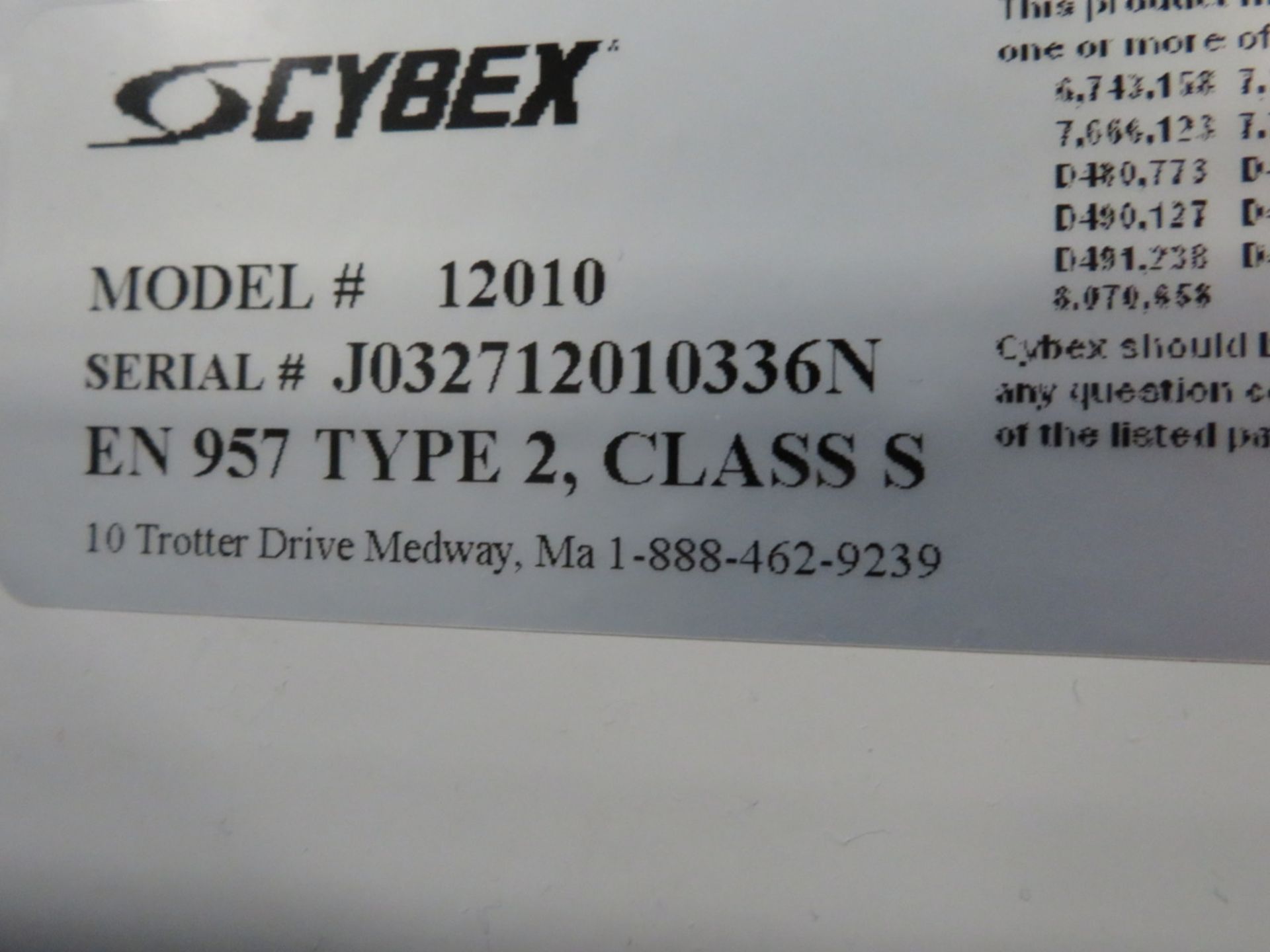 Cybex Overhead Press Model: 12010. 65kg Weight Stack. Dimensions: 150x160x150cm (LxDxH) - Image 9 of 9