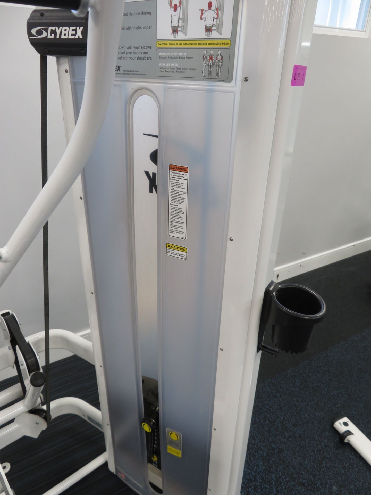 Cybex Pulldown Model: 12020. 103.5kg Weight Stack. Dimensions: 115x175x195cm (LxDxH) - Image 4 of 10