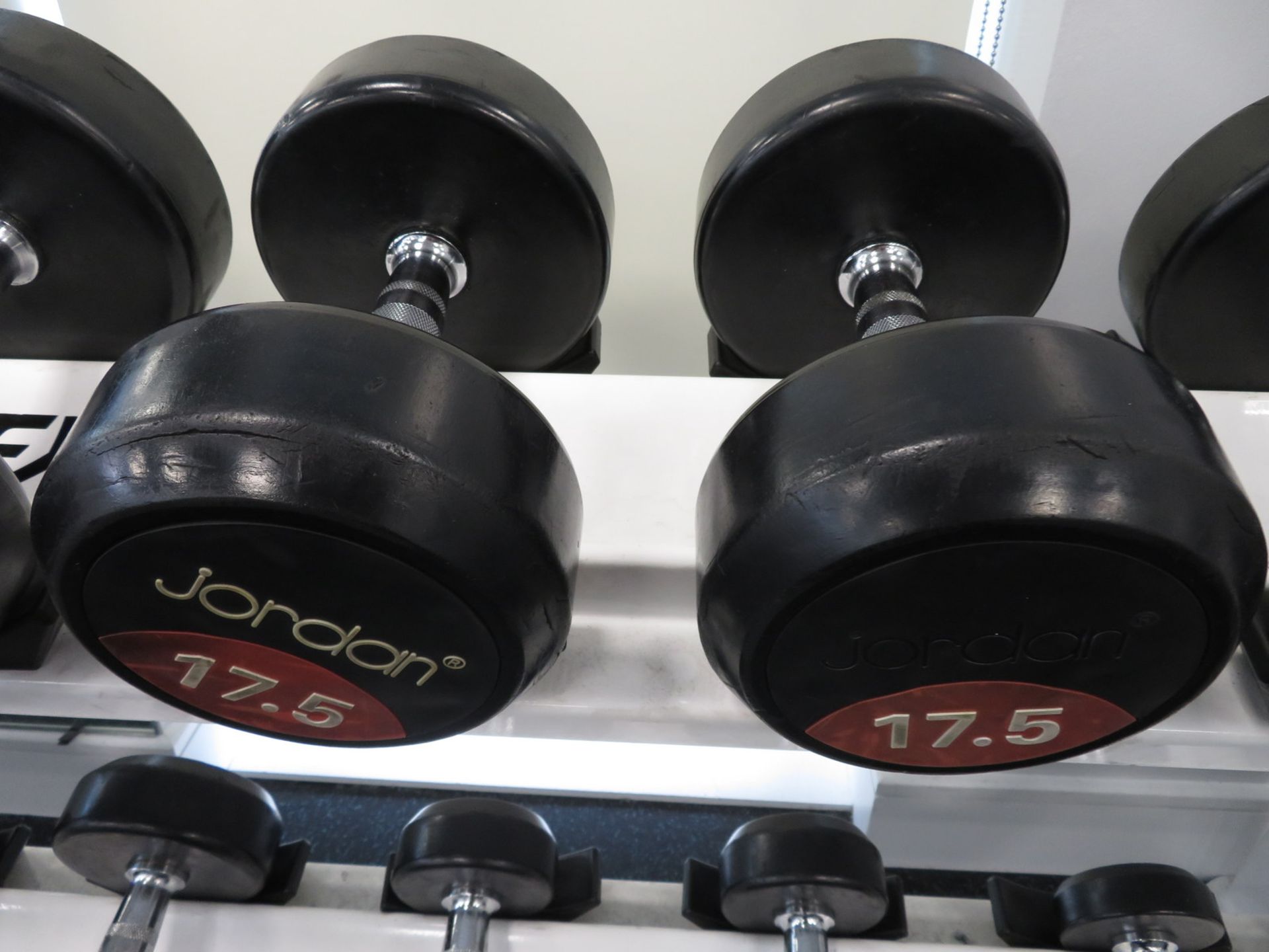 Jordan Dumbbell Set 2.5kg - 25kg Including Rack. See Description For Weight Ranges. - Image 9 of 15