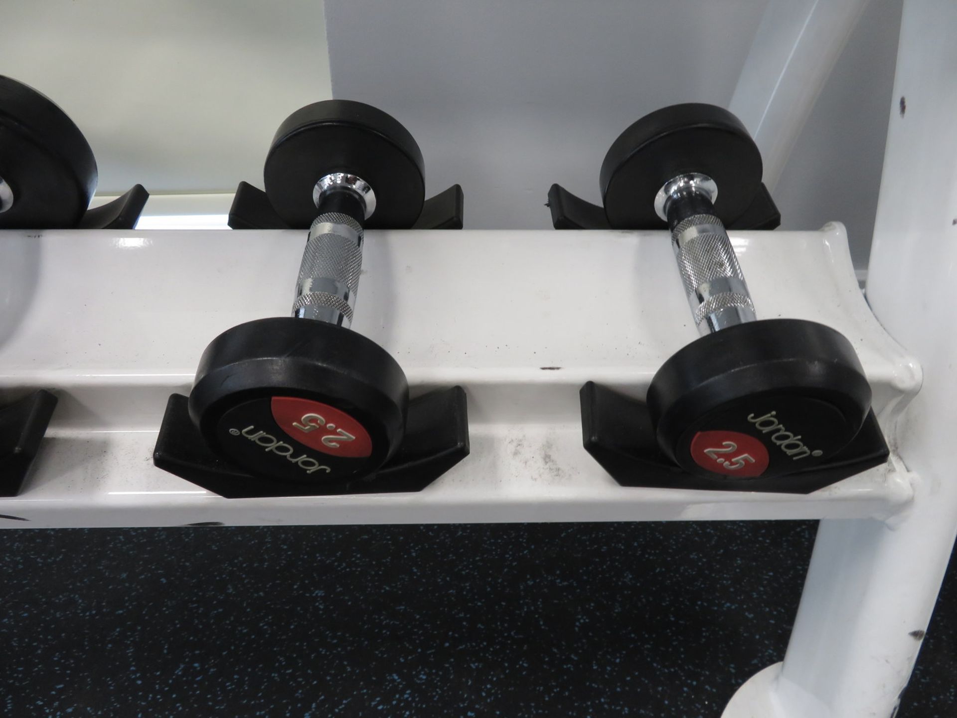 Jordan Dumbbell Set 2.5kg - 25kg Including Rack. See Description For Weight Ranges. - Image 3 of 15