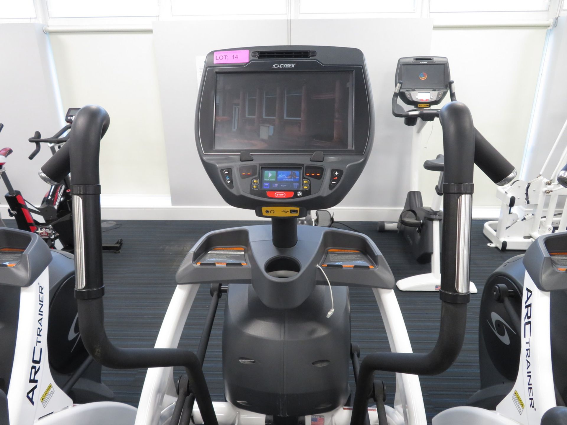 Cybex Arc Trainer Model: 772AT. Working Condition With TV Display Monitor. - Image 5 of 11