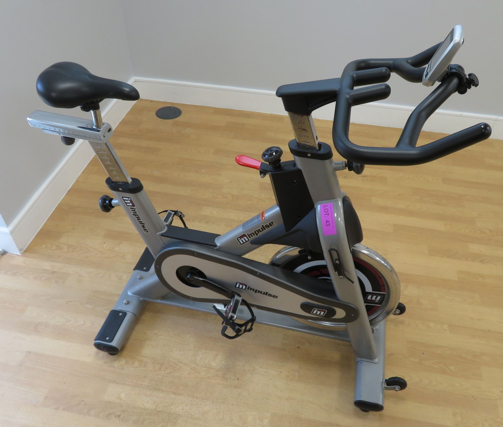 Impulse Model: PS300D Spin Bike With Digital Console. Adjustable Seat & Handle Bars. - Image 2 of 11