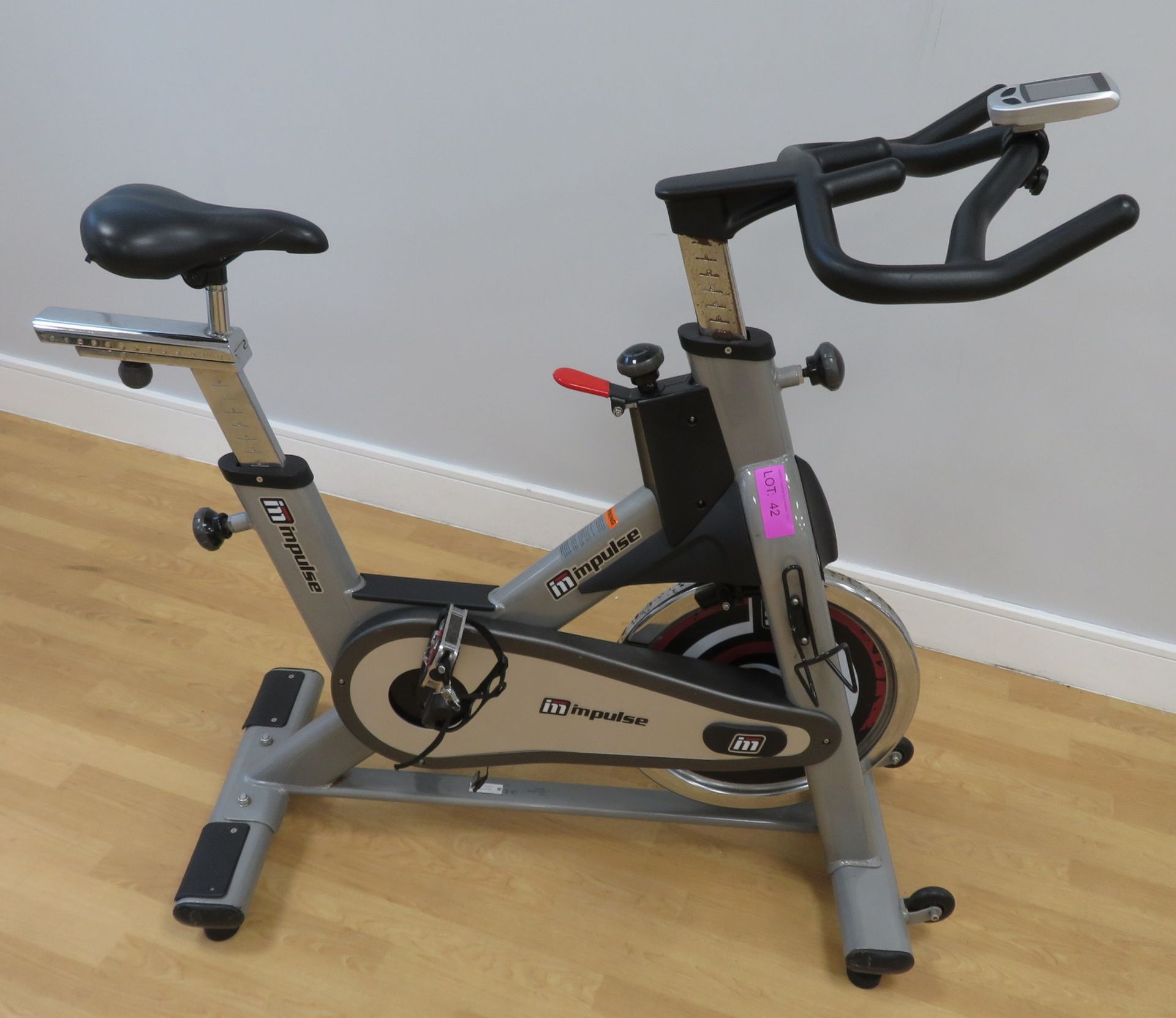 Impulse Model: PS300D Spin Bike With Digital Console. Adjustable Seat & Handle Bars. - Image 2 of 12