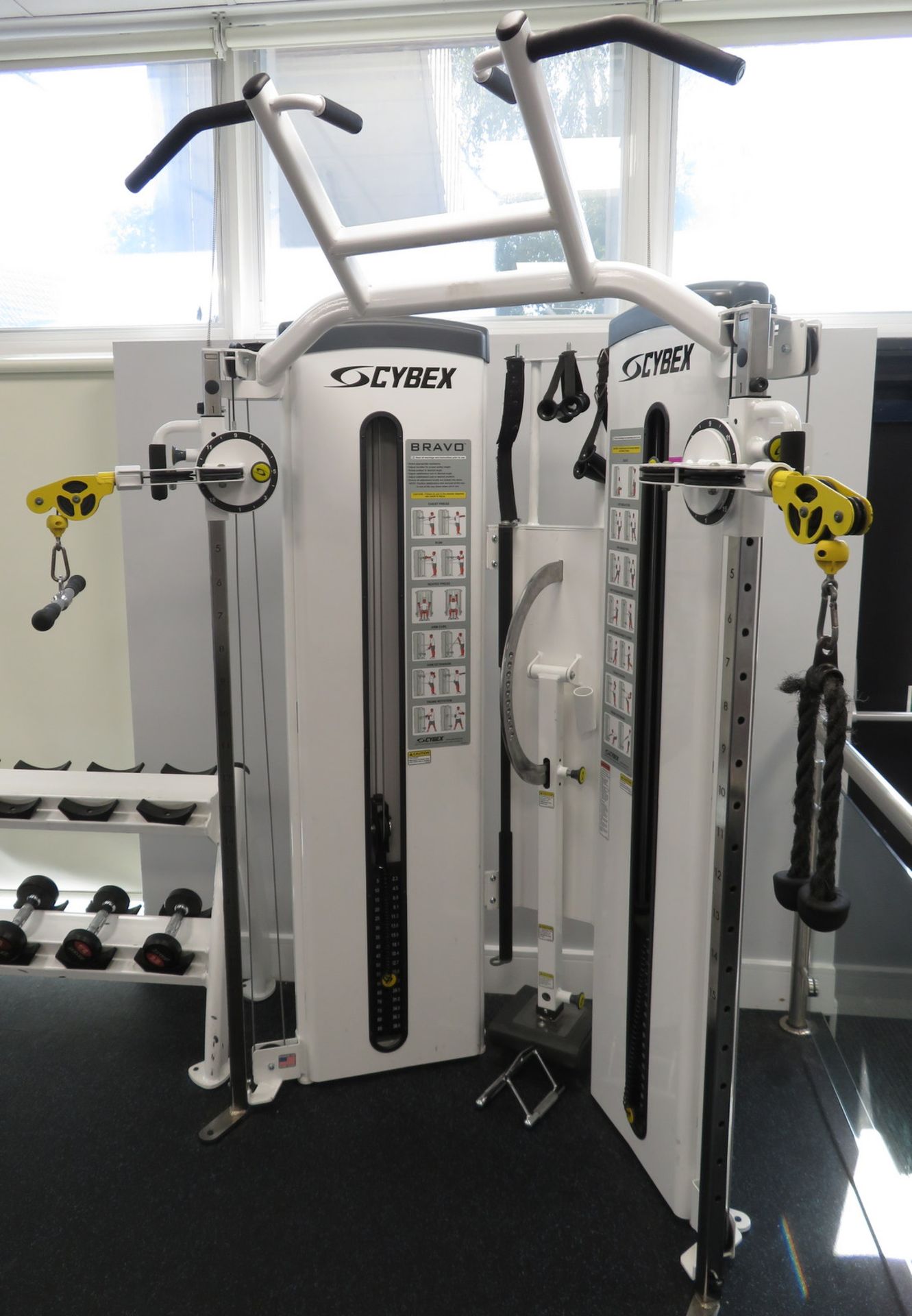 Cybex Bravo (Cable) Model: 8810. 38.6kg Weight Stack. Complete With Attachments. - Image 2 of 16