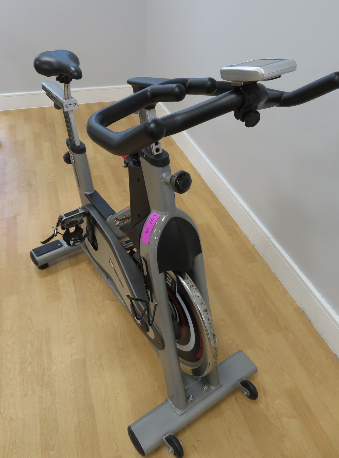 Impulse Model: PS300D Spin Bike With Digital Console. Adjustable Seat & Handle Bars. - Image 3 of 12