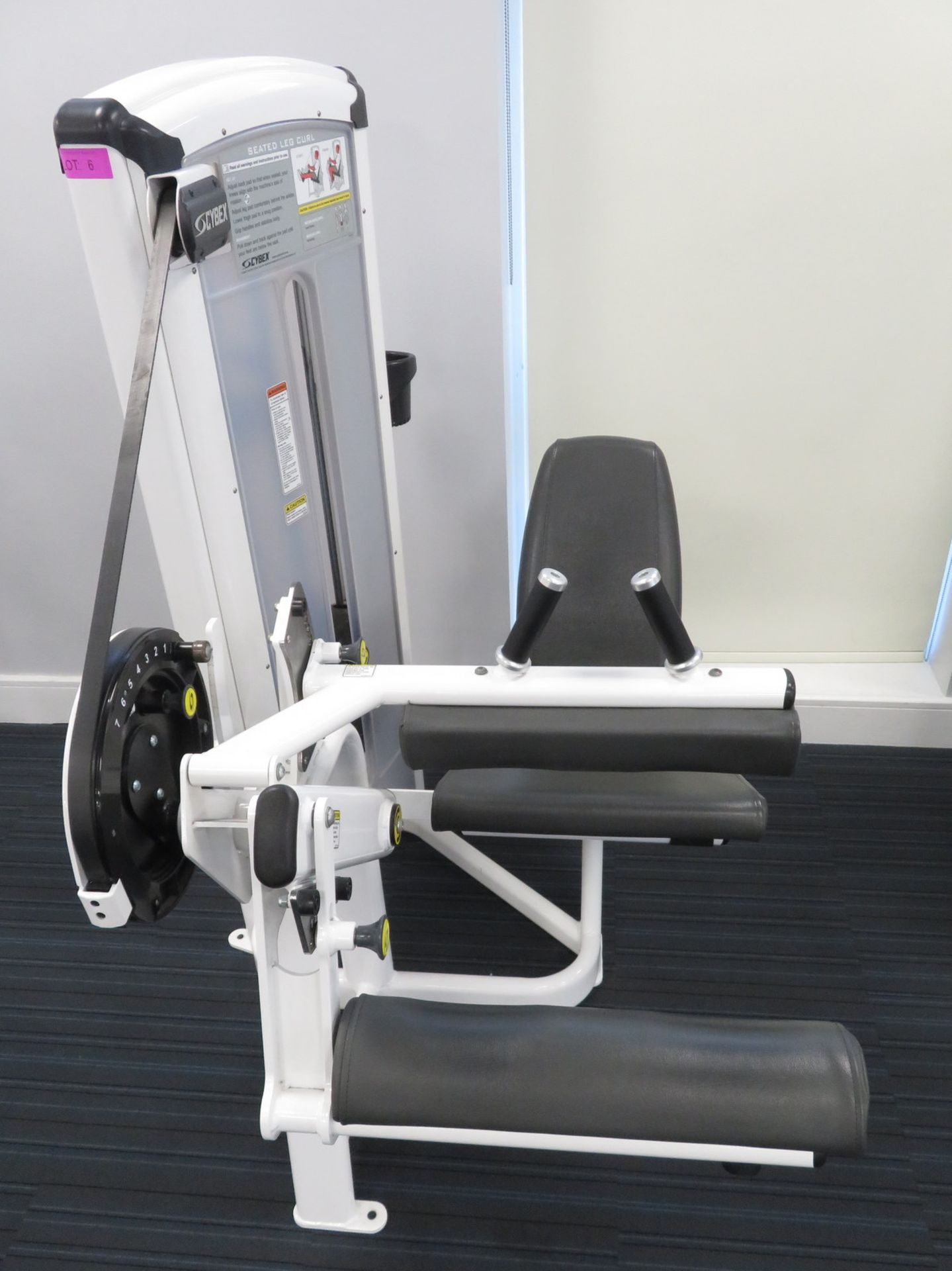 Cybex Seated Leg Curl Model: 12061. 67.5kg Weight Stack. Dimensions: 110x155x160cm (LxDxH) - Image 2 of 12