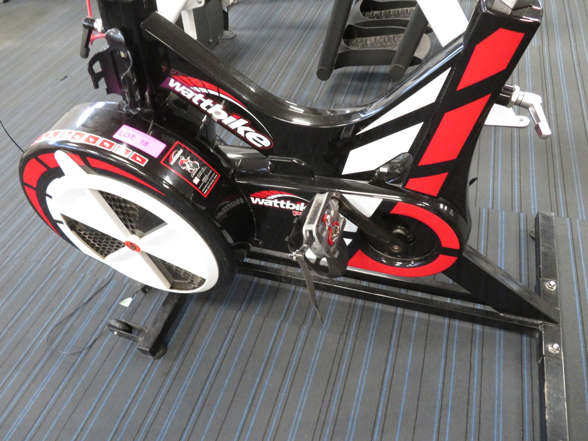 Watt Bike Pro Exercise Bike, Complete With Model B Display Console. - Image 3 of 11