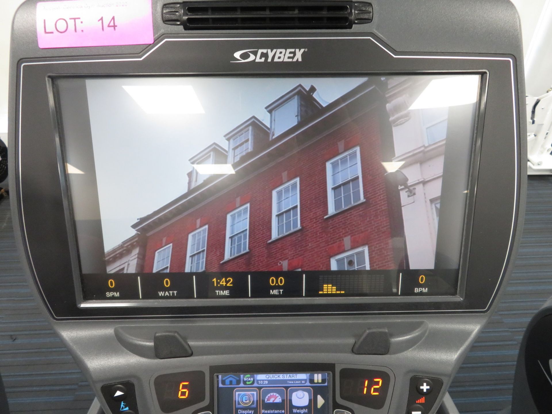 Cybex Arc Trainer Model: 772AT. Working Condition With TV Display Monitor. - Image 9 of 11