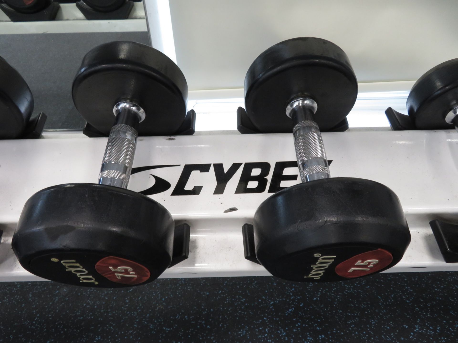 Jordan Dumbbell Set 2.5kg - 25kg Including Rack. See Description For Weight Ranges. - Image 5 of 15