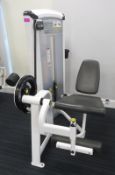 Cybex Leg Extension Model: 12051. 103.5kg Weight Stack. Dimensions: 110x130x160cm (LxDxH)