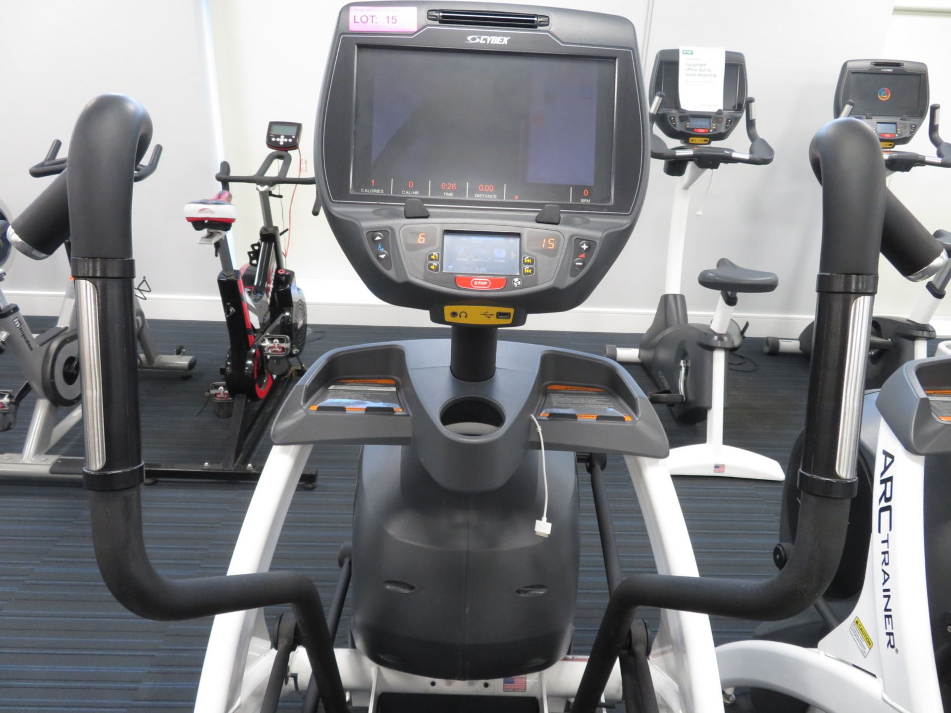 Cybex Arc Trainer Model: 772AT. Working Condition With TV Display Monitor. - Image 5 of 11