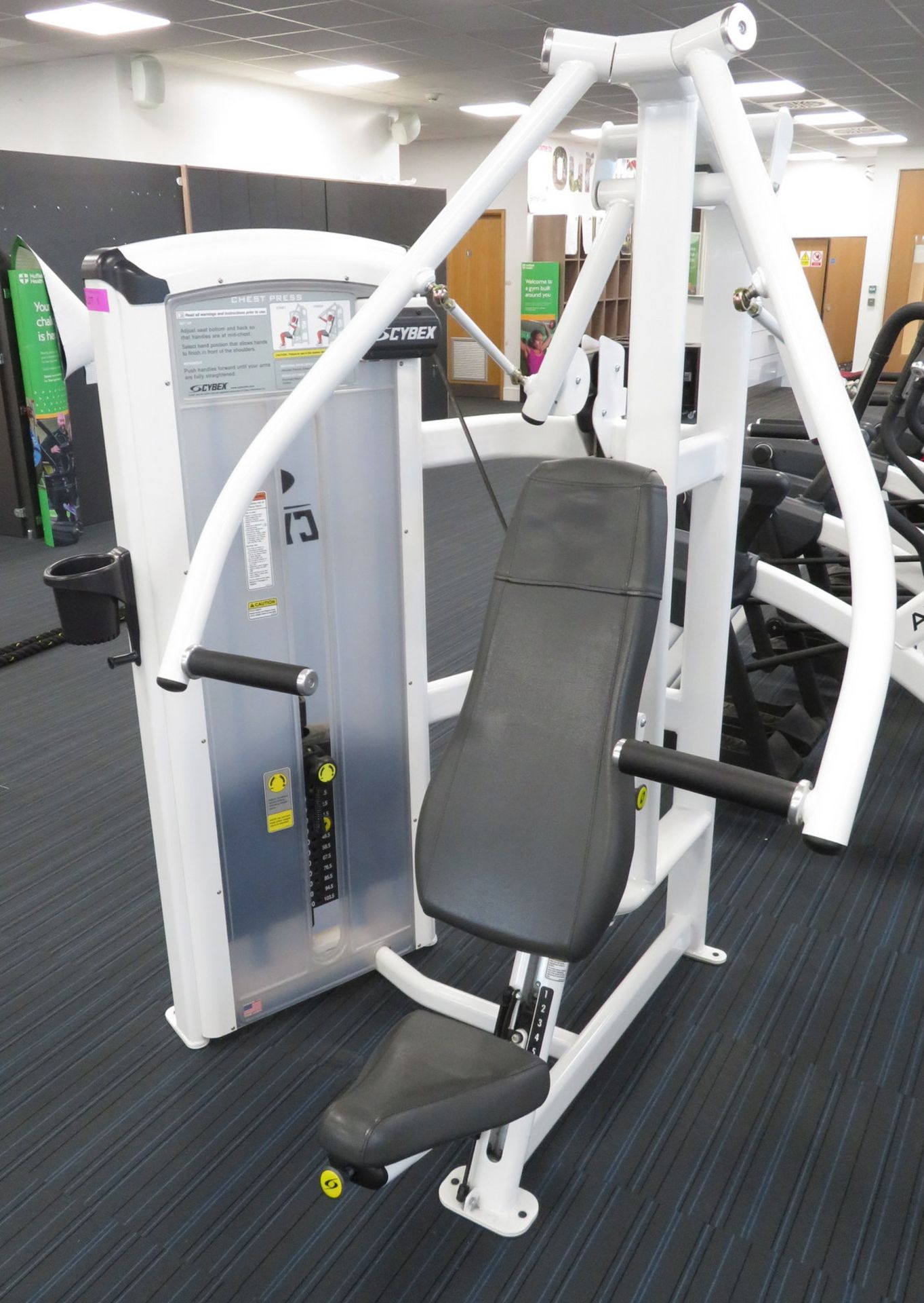 Cybex Chest Press Model: 12001. 103.5kg Weight Stack. Dimensions: 140x135x195cm (LxDxH) - Image 2 of 8