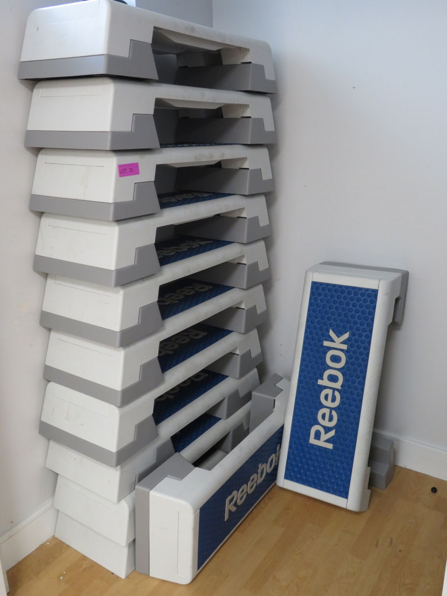 12x Reebok Studio Step Boxes.