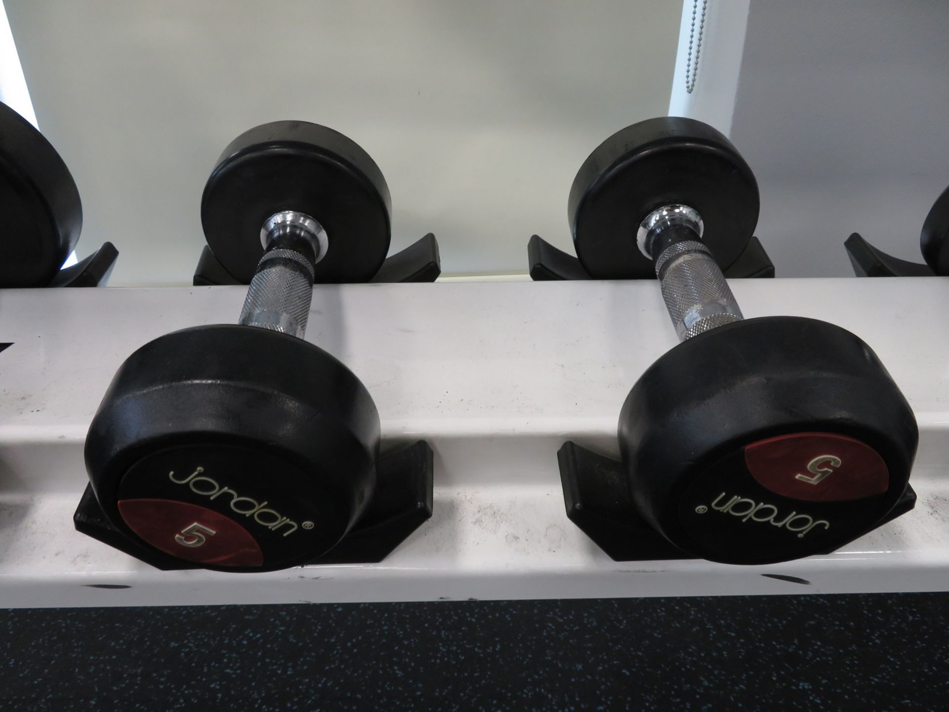 Jordan Dumbbell Set 2.5kg - 25kg Including Rack. See Description For Weight Ranges. - Image 4 of 15