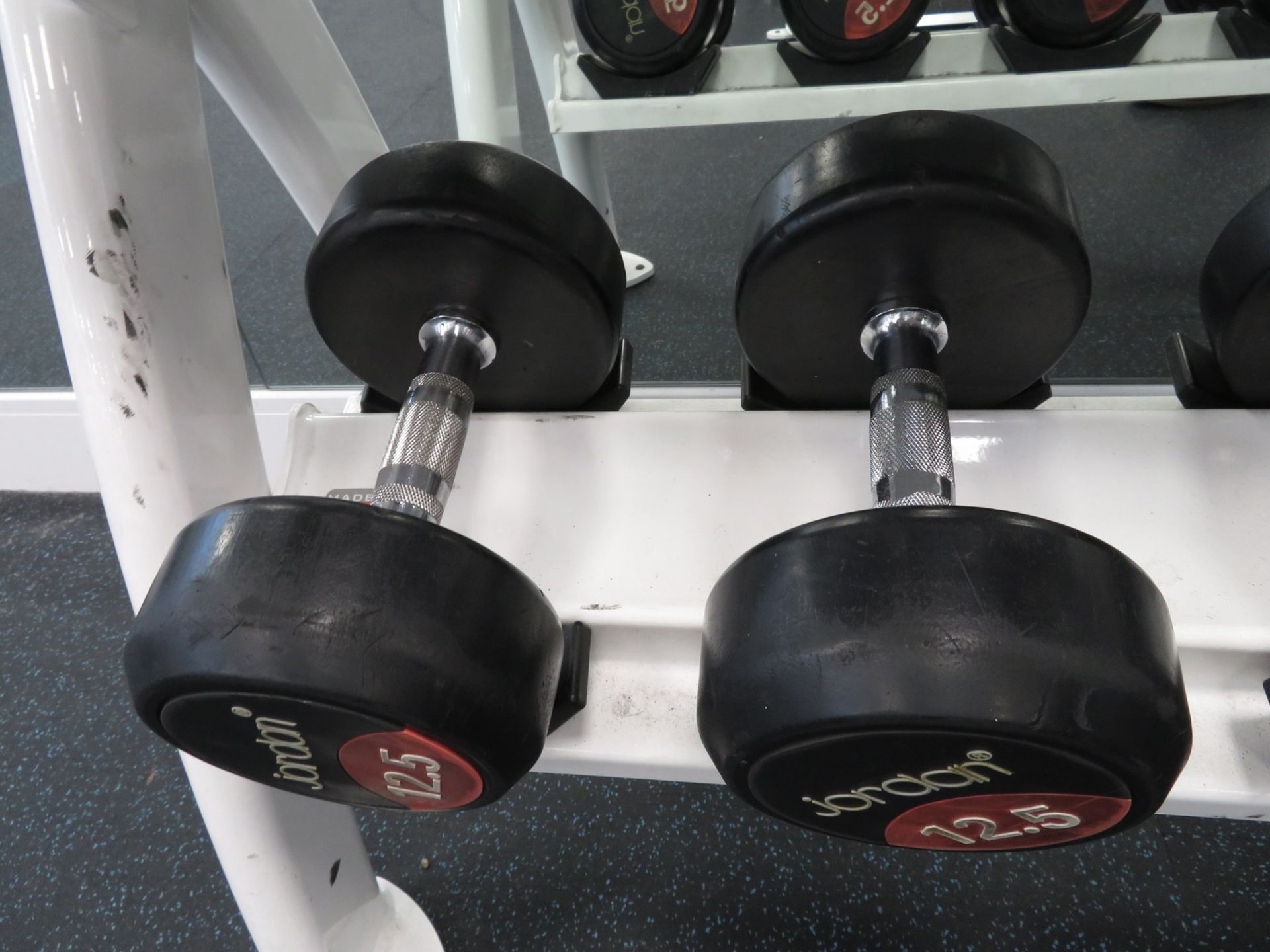 Jordan Dumbbell Set 2.5kg - 25kg Including Rack. See Description For Weight Ranges. - Image 7 of 15