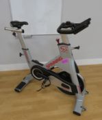 Star Trac Model: NXT Spinner Spin Bike. Adjustable Seat & Handle Bars. Dimensions: 120x53x