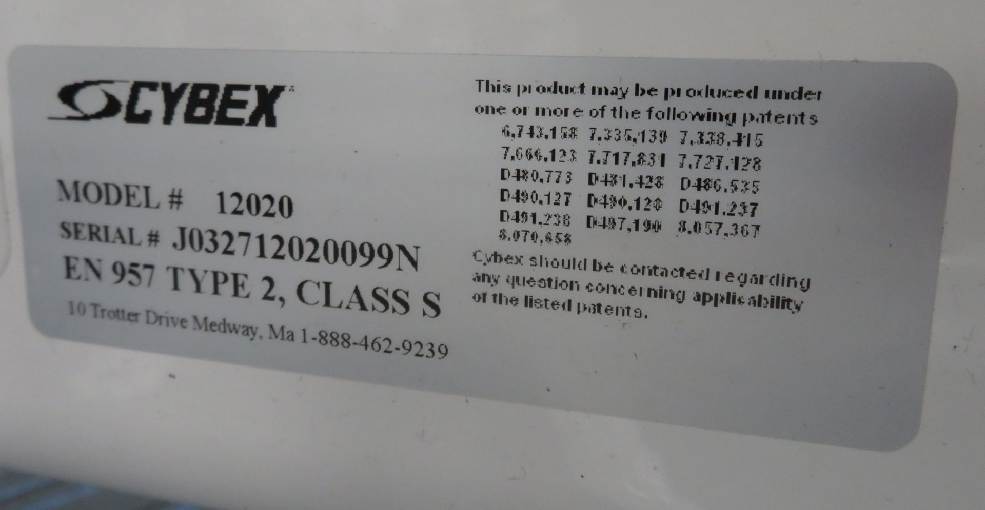 Cybex Pulldown Model: 12020. 103.5kg Weight Stack. Dimensions: 115x175x195cm (LxDxH) - Image 10 of 10