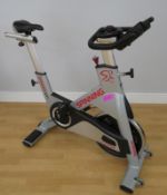 Star Trac Model: NXT Spinner Spin Bike. Adjustable Seat & Handle Bars. Dimensions: 120x53x