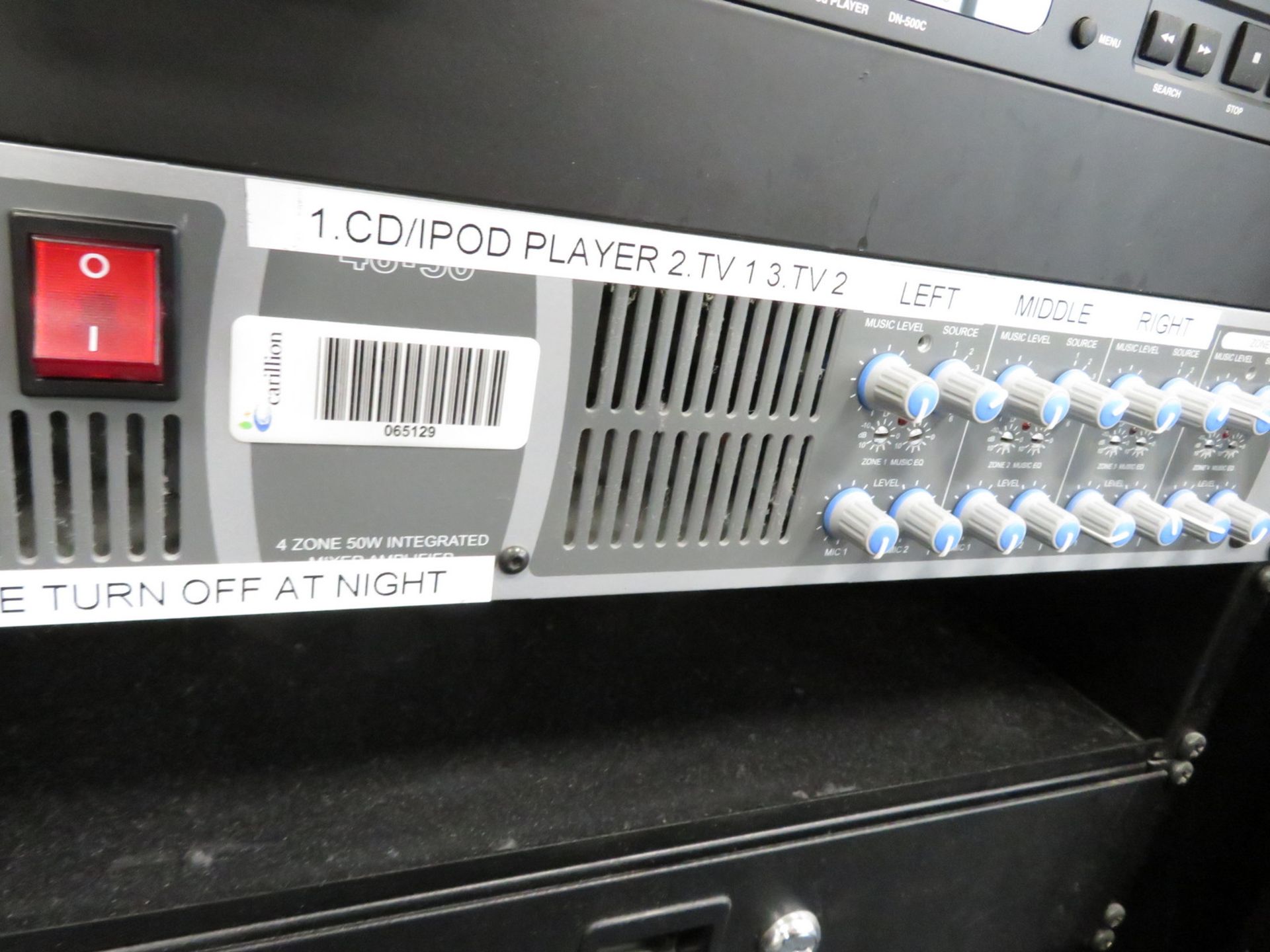 Denon Professional CD/Ipod/Bluetooth player & Cloud integrated mixer and amplifier. - Image 7 of 8