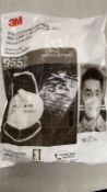 500x 3M 9552 Protective face mask (headband fitting) 50 per bag, 10 bags per carton.