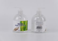 840x Sergio 75% Alcohol Anti bacterial hand sanitiser, aleo vera extract with pump top 50