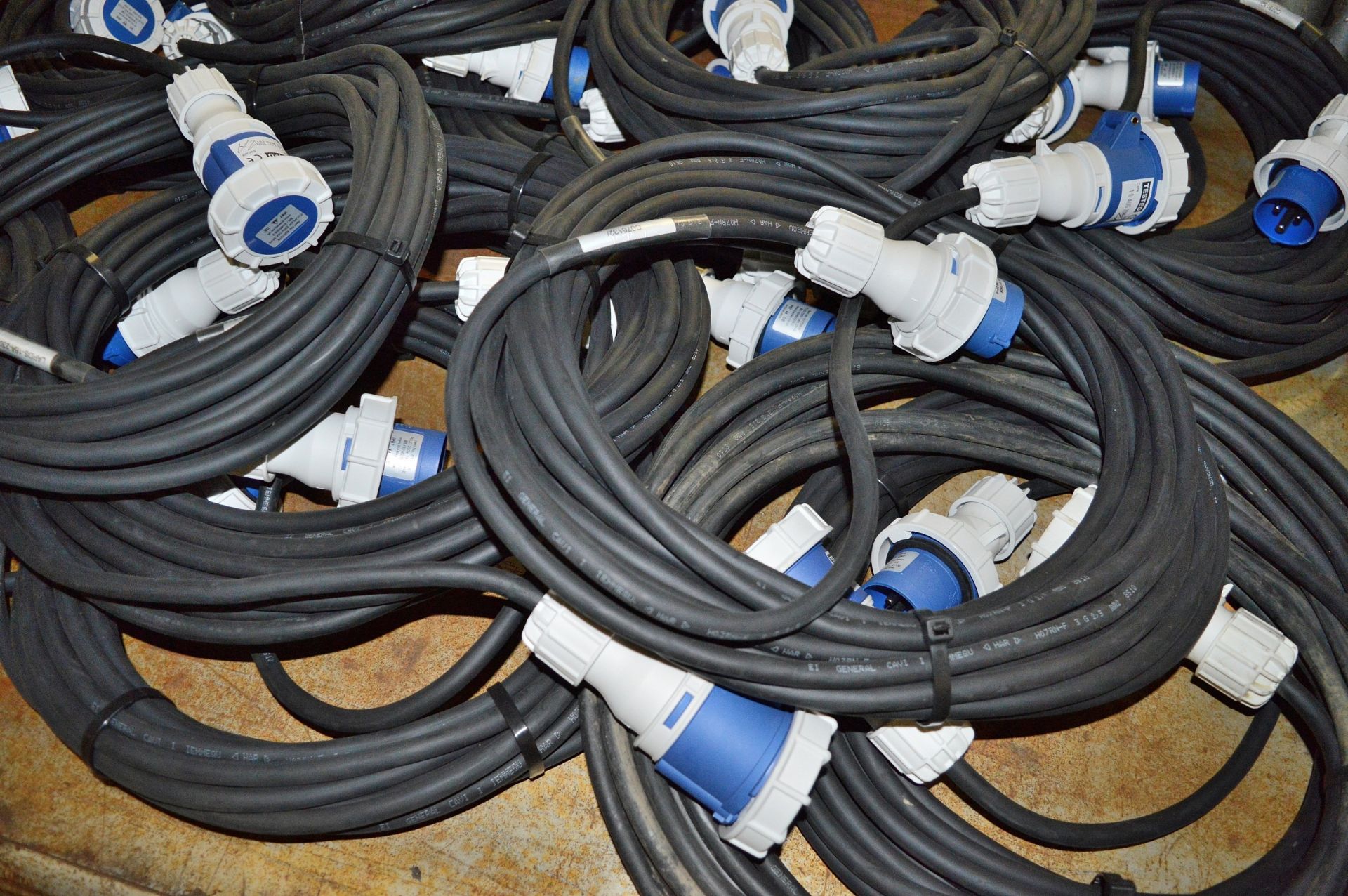 16x Blakley Extension Cables IP67 230v 16A 2P-E - Image 2 of 2