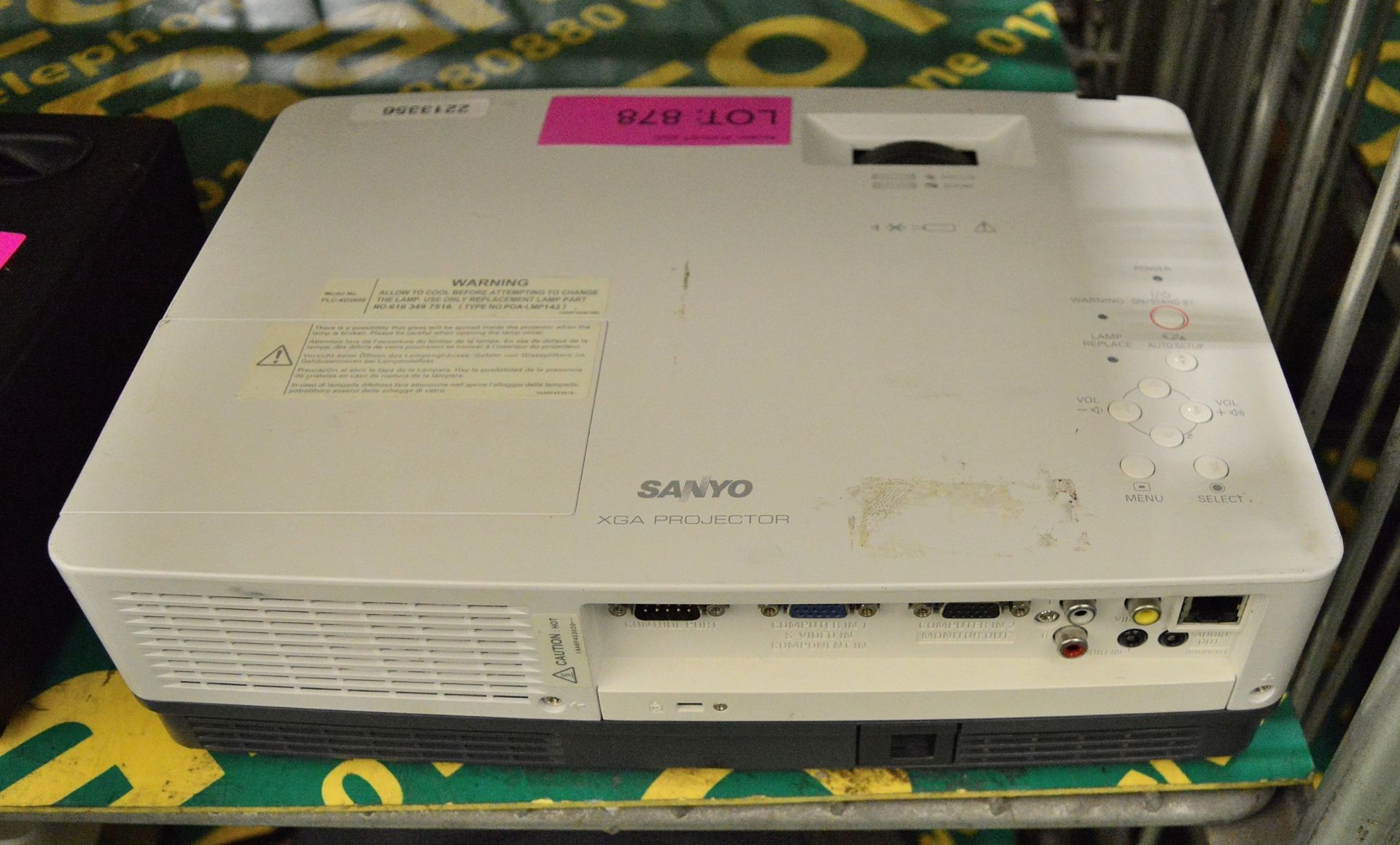 Sanyo XGA Projector - PLC-XD2600 - Image 2 of 2