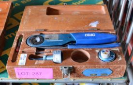 Buchanan M22520/1-01 Crimping Tool In A Wooden Case