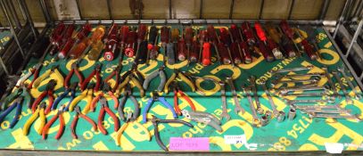 Hand tools - Pliers, wire cutters, Socket heads, Spanners
