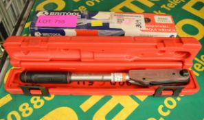 Britool AVT 100A Torque Wrench 20 - 100 ibfin 2-8 ibfft