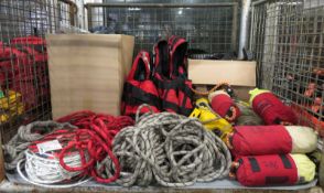Rescue Equipment Rope, Life Vest, Straps
