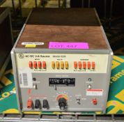 RFL 828 AC/DC V-A Voltage Source Unit