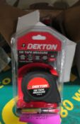 12x Dekton 5M Tape measures