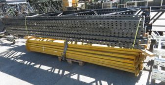 Racking assembly - 7x Uprights - 4500mm high x 1050mm wide, 36x Beams - 3200mm long