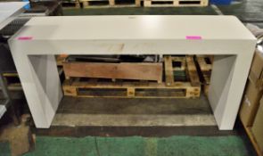 Table unit - 1500 x 400 x 760