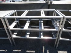 Aluminium frame stand