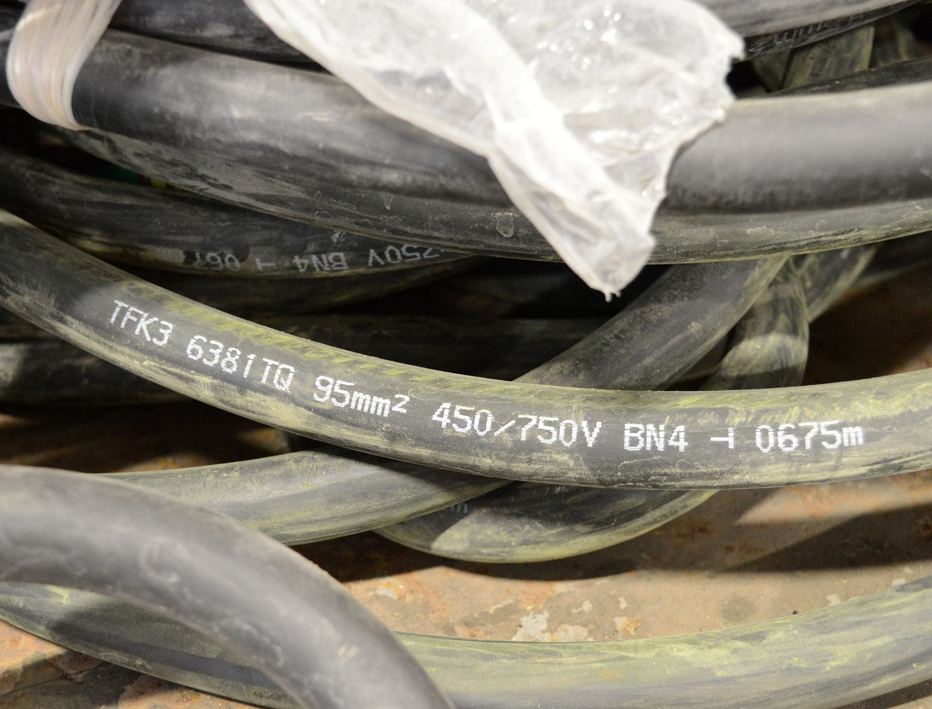 22x Various Lengths Of 95mm2 Electrical Cable - Image 3 of 3