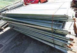 17x Aluminium Fencing Panels 2.38 x 2.14M - conditions vary panel to panel