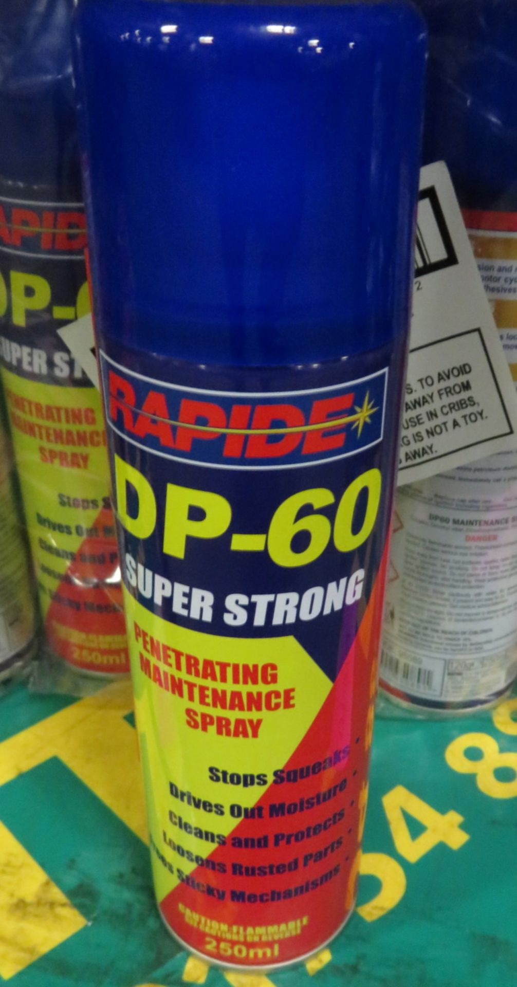 Rapide DP-60 Super strong penetrating maintenance spray - 250ml - 24 cans - Image 2 of 2
