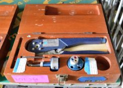 Buchanan M22520/1-01 Crimping Tool In A Wooden Case