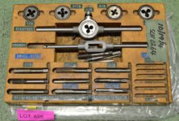 BSW Tap and Die Threading Set Boxed