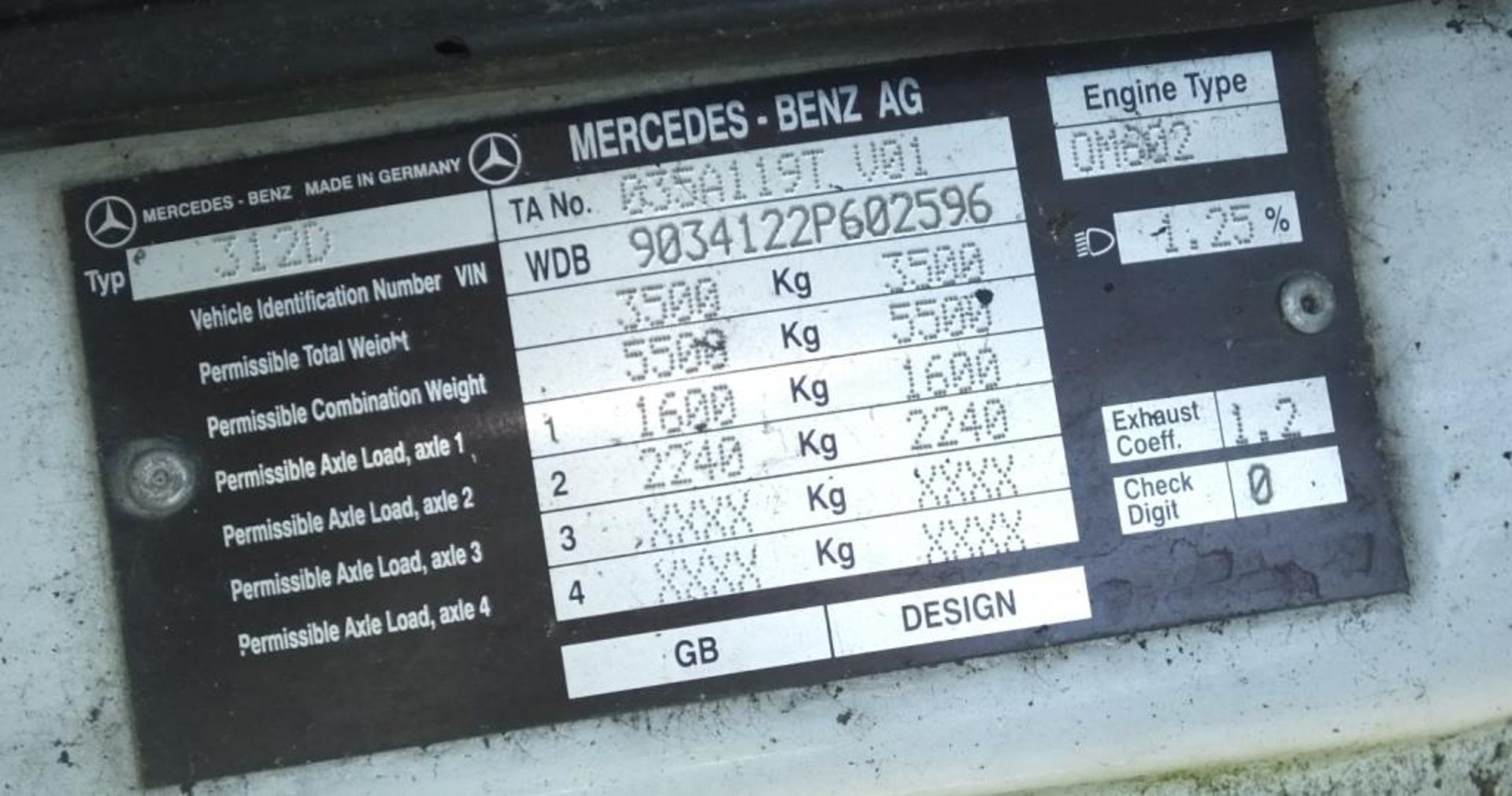 Mercedes Benz 312D Ambulance - first reg 08/07/1997 - Sprinter 312 D MWB - 2874CC - 3500kg - Image 19 of 53